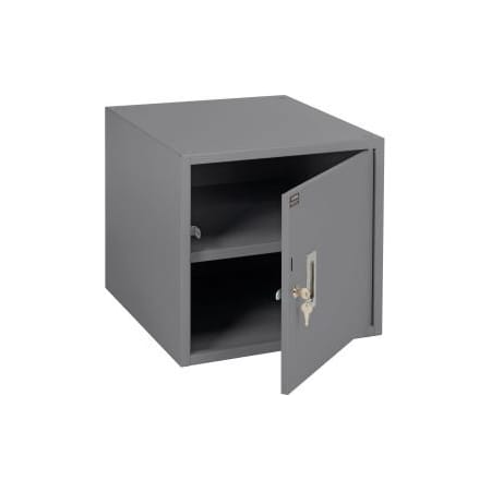 Global Equipment Steel Cabinet, W/ 32 Lbs Capacity, 17-1/4 in W x 20 in D, Gray 273116GY